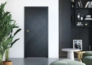 Drzwi Porta czarne, model Natura