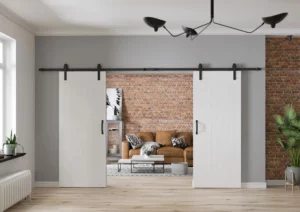 Drzwi przesuwne PORTA system black